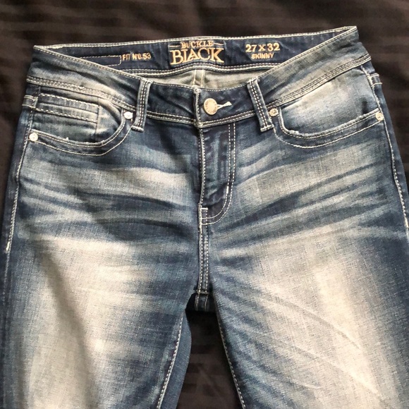 Buckle Black Jeans - Picture 2 of 2